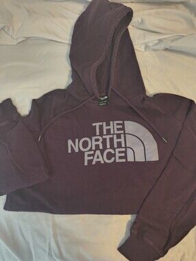 The North Face Purple Hoodie With Kangaroo Pocket
